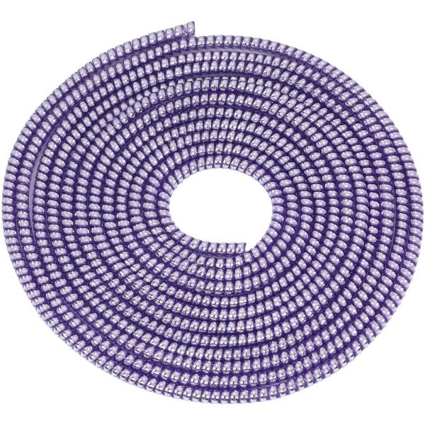 超ロングサイズ 単色 キラキラ パール カラー PC 携帯 スマホ 充電 紫( Purple 紫 パ...