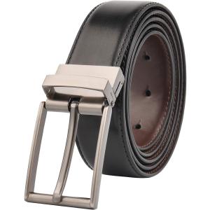 メンズベルト 両面使えブラック/ブラウン紳士 ビジネス カジュアル 革 おしゃれ高級感 上質レザー( スタイル 2,  115cm)