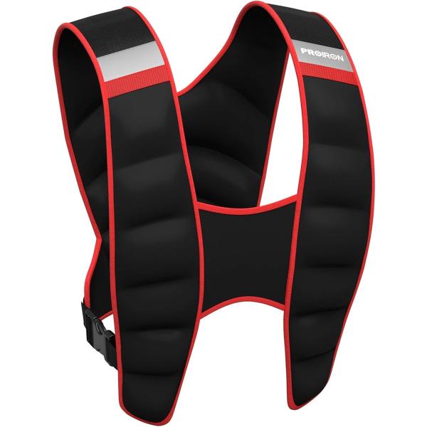 ウエイトベスト 加重ベスト サイズ 調整可 夜間安全反射ベルト 重量ベスト 負荷運動 筋トレ 自重ト...