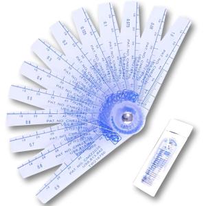 シックネスゲージ シクネスゲージ プラスチック 隙間ゲージ 測定工具 携帯便利 スキマゲージ セット 13枚組(13枚入り)