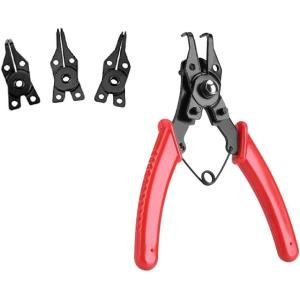 スナップリング プライヤー 軸用 穴用 兼用 4点 セット