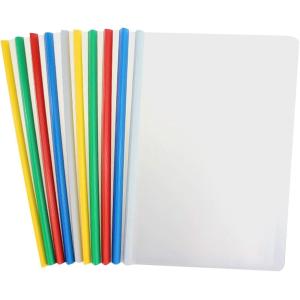 A4 レール付き クリアファイル スライドバー フォルダー