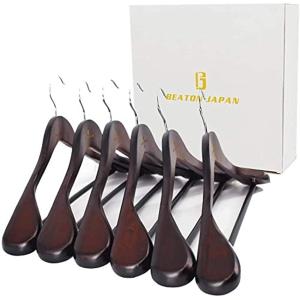 BEATON JAPAN ハンガー スーツ 木製 業務用 6本セット
