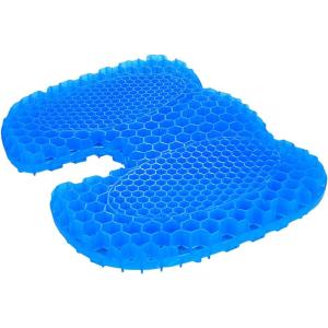 ゲルクッション 座布団 ジェルクッション 低反発クッション(青,