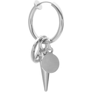 メンズ レディース 片耳用 ステンレス フープ スパイク オルチャン 韓国アクセサリー (イヤリング...