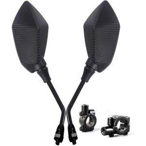 YAMAHA（ヤマハ） SR400 ミラー 右 純正 中古 バイク 部品 2H6 逆10mm