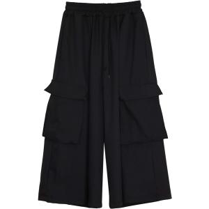 袴 パンツ サルエルパンツ メンズ ゆったり アラジンパンツ アジアン ダンス ヨガ ブラック( ブラックA, Free Size)