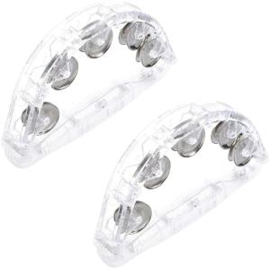 光る タンバリン ２コセット LED 内蔵 おうちで パーティー