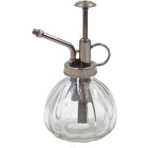 アンティーク 風 霧吹き ガラス ボトル スプレー レトロ