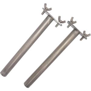 止まり木ステンレス インコ 文鳥 小鳥 鳥おもちゃ 鳥ケージ 爪とぎ 2本セッ20cm( 20cm)