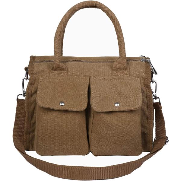 母の日 ショルダーバッグ 斜めがけ キャンバス 無地 ミニボストン カジュアル シンプル おしゃれ(...