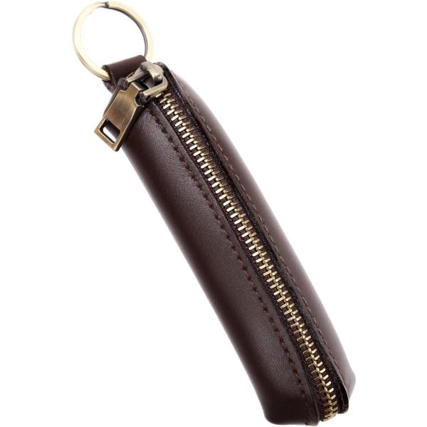 小銭入れ メンズ コインケース こぜにいれ クリスマス 本革 小さい 2( ダークブラウン)