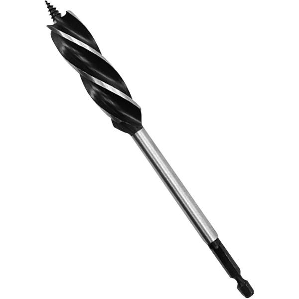 ロングビット 六角軸6.35mm 木工用 全長165mm 先三角ビット 穴あけ DIY インパクトド...