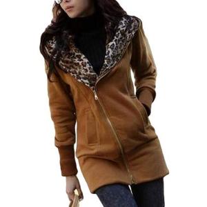 ニブンノイチスタイル 暖か 厚手 ジップアップ レディース