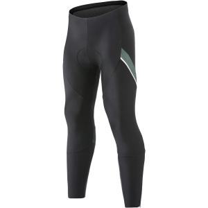 メンズ サイクルパンツ サイクリングパンツ 秋冬 自転車パンツ 裏起毛 レーサーパンツ パッド サイクルウェア( グリーン,  XL)