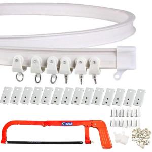 カーテンレール 車用 出窓 変形 コーナー 曲がる 切れる DIY( 天井用５m)