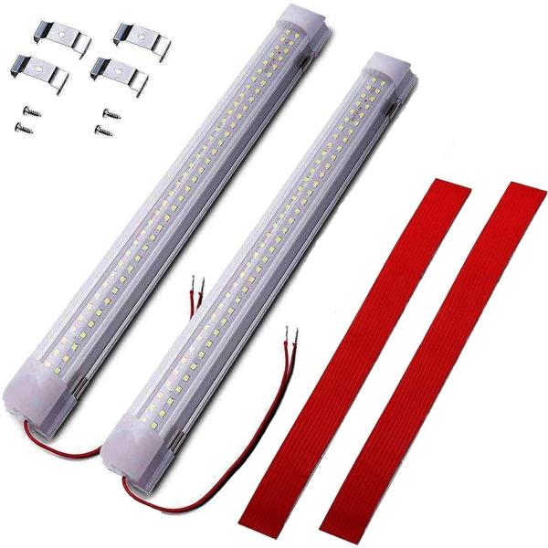 LED ライトバー 2本セット IP45 高輝度チップ 6200k 昼光色 12v〜86v 対応 (...