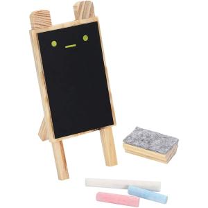 木製 スタンド メッセージボード 黒板 チョーク イレーサー｜horikku