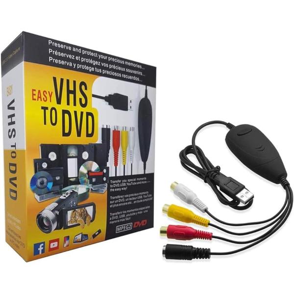 USB2.0ビデオキャプチャー デジタルデータ化 VHS 8mm ビデオテープをPC/DVDに簡単保...