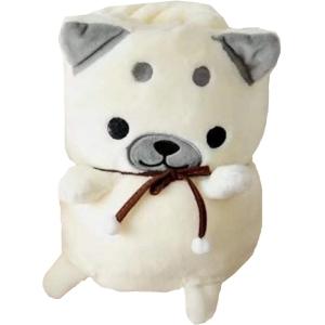 ひざ掛け ブランケット コンパクト ぬいぐるみ 大判 巻き 150x100cm かわいい 暖かい