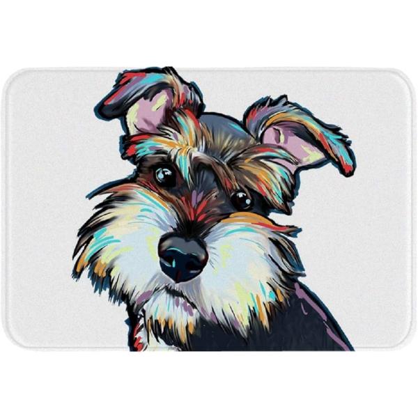 玄関マット かわいい 犬 アニマル おしゃれ ラグ ドア 北欧 お風呂 洗面所 トイレ 浴室 台所 ...