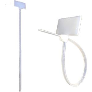 マーカータイ マーキング用 ケーブルタイ 結束バンド 旗型タイプ ナイロン 表示スペース付