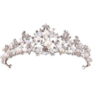 ROMAN ヘッドドレス カチューシャ ヘアアクセサリー( Eシルバー)