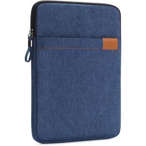 タブレットケース ラップトップケース iPad カバー ポケット 持ち運び( ブルー,  10 Tablet / 9.7-11)