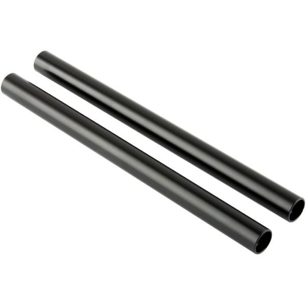 カメラロッド カメラ15mmロッド 2本セット 長さ20cm M12 Thread 穴外径15mm ...