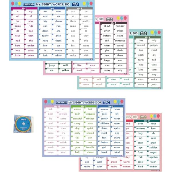 サイトワード入門 MY SIGHT WORD 300 ポスター５枚 発音CD付き 厳選300ワード(...