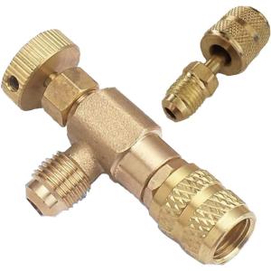 ガスチャージバルブ エアコン 真空引き R410a 5/16 サイズ