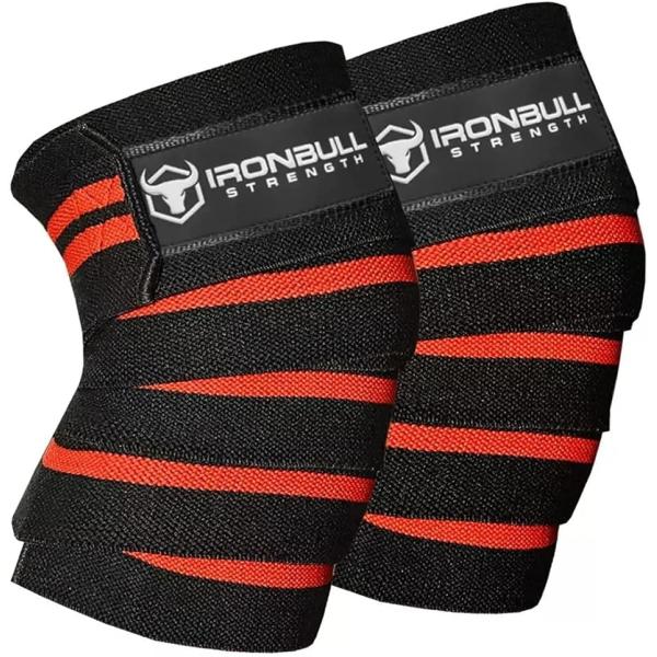 ニーラップ 1組 80インチ 伸縮性膝と肘のサポート 圧縮 ウェイトリフティング パワーリフティング...