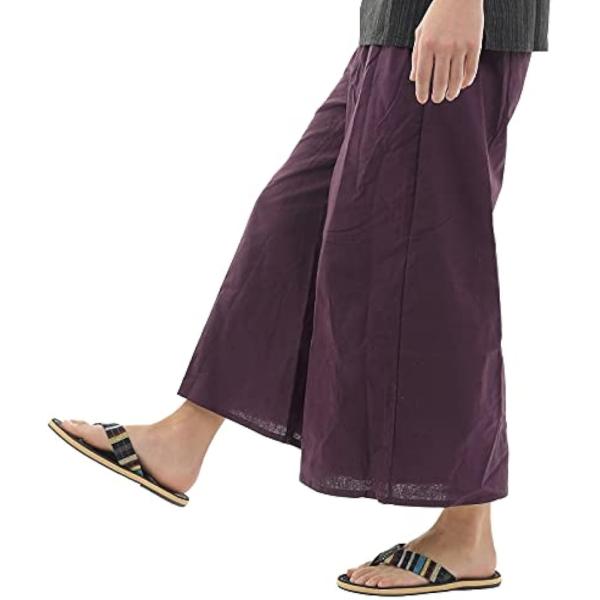 OKI オキ タイパンツ ゴム仕様 ワイドパンツ ユニセックス メンズ レディース エスニック アジ...