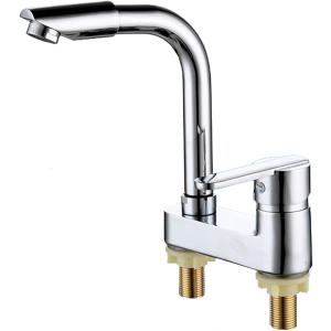 洗面用 シングルレバー 混合水栓 手洗いボウル用 360° 回転 蛇口 洗面台 SK101