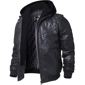 レザージャケット　リアルレザー 本革 ボンバータイプ ブラック インド製 HD シチズンボンバーレザージャケット -ハーレーダビッドソン公式