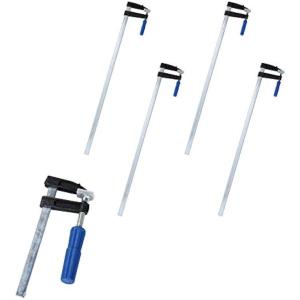 F型 クランプ 4本 セット グリップ ロック プライヤー 強力 固定 木工 溶接 作業 切削 締付 接着 MDM(50x200(mm))