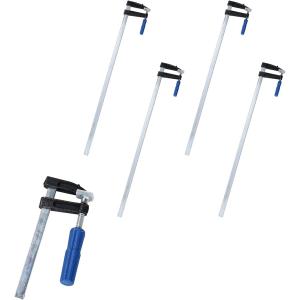 F型 クランプ 4本 セット グリップ ロック プライヤー 強力 固定 木工 溶接 作業 切削 締付 接着 MDM)