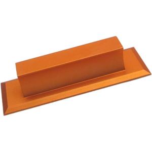 プラモデル の サンドペーパー磨きの当て木に最適 金属当て木 エッジだしやすり掛け( ゴールド)