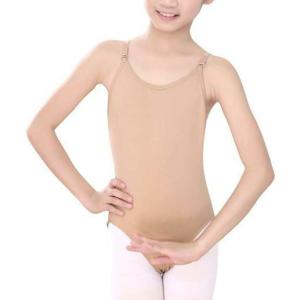 子供 ジュニア キッズ バレエ 新体操 インナー レオタード ボディファンデーション 肩紐調節 キャミソール，(キャミソール, XL)