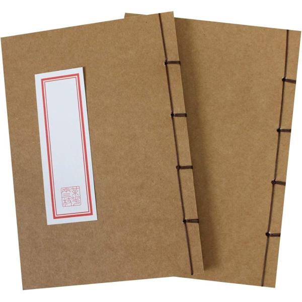 和綴じノート-A5-縦書き文房具-ノート 自由帳-日記帳-俳句ノート オフホワイト-120ページ 2...