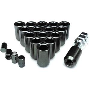 ホイールナットを内六角にドレスアップ エアバルブキャップセット 盗難防止 40 P1.25 (40 ...