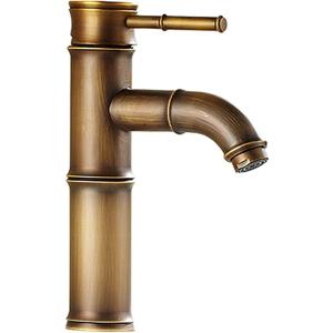 キッチン 洗面用 アンティーク 混合水栓 グースネック スワン 蛇口