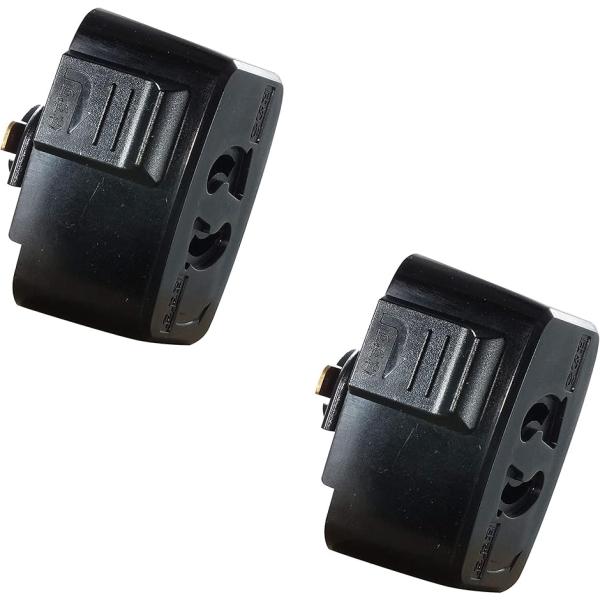 ライティングレール用抜止コンセント 引掛シーリングプラグ ダクトレール用 取付簡単 15A 125V...