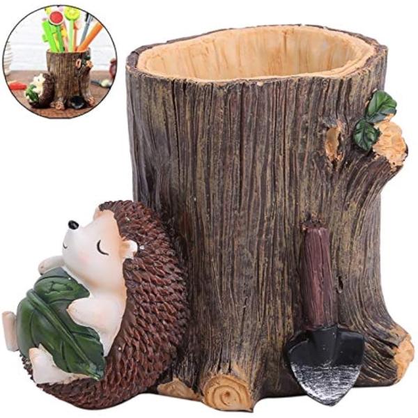 メガネスタンド シャープ ペンシル 鉛筆 動物 ペン立て 木 鉛筆たて 筆箱 大きい 鉛筆立て 卓上...