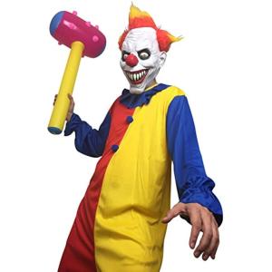 ぴえろ 衣装 ホラー 仮装 怖い ドッキリ 恐怖 マスク コスチューム ハンマー セット ピエロ Aセット