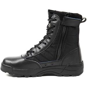 ミリタリースタイルな足下 サバイバルゲーム にも YKK監修 第三世代 サイドジッパー タクティ カル