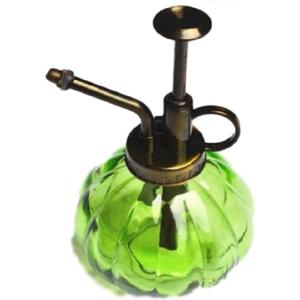 アンティーク 風 霧吹き ガラス ボトル スプレー レトロ ガーデニング 散水 ミスト