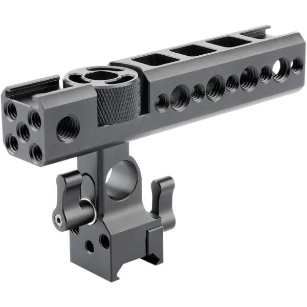 トップハンドル チーズハンドル コールドシュー付き 15mmロッドクランプ付き 汎用 ハンドルキット...