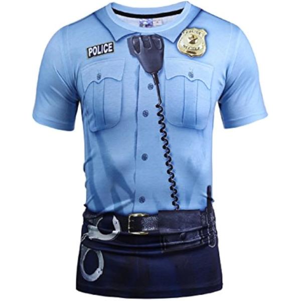 スリーピング シープ 3Dプリント おもしろ Tシャツ フェイク デザイン だまし絵 変装(半袖T（...