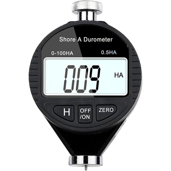 デジタル硬度計 A型 ゴムタイヤ硬度計 ガラス プラスチック 革 硬さ デジタルゲージ 測定工具(ブ...